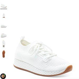 J Slides White Sneaker Casual Size 8 Women